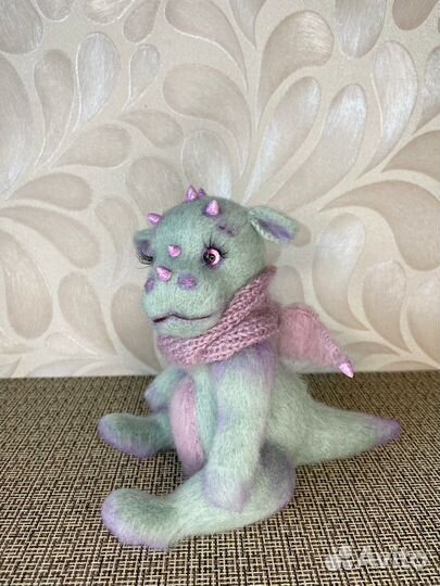 Дракон в стиле Тедди ручная работа