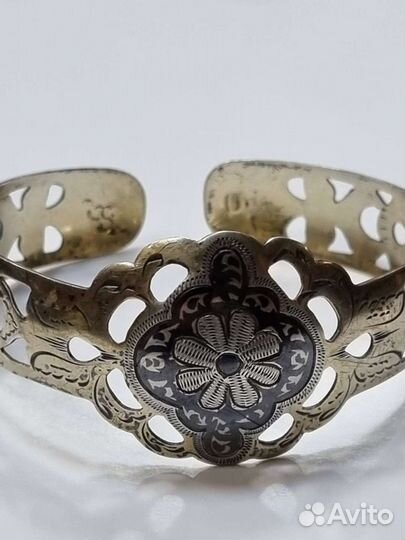 Браслет, серебро 875 пробы. Звезда