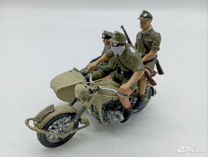 Немецкие мотоциклисты в масштабе 1:35
