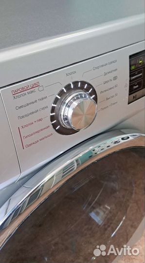 Стиральная машина LG прямой привод с паром
