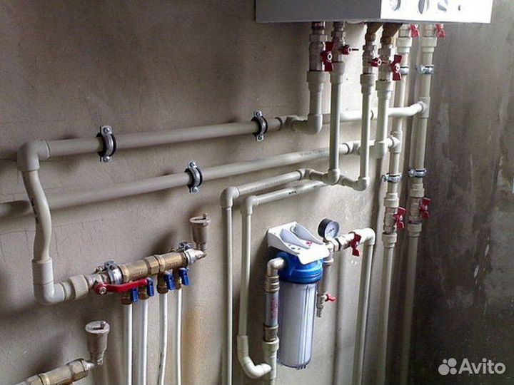 Услуги сантехника.Монтаж отопления, водоснабжения