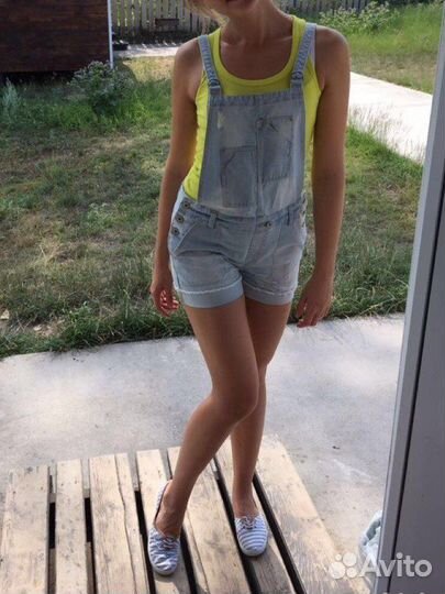 Джинсовый Комбинезон