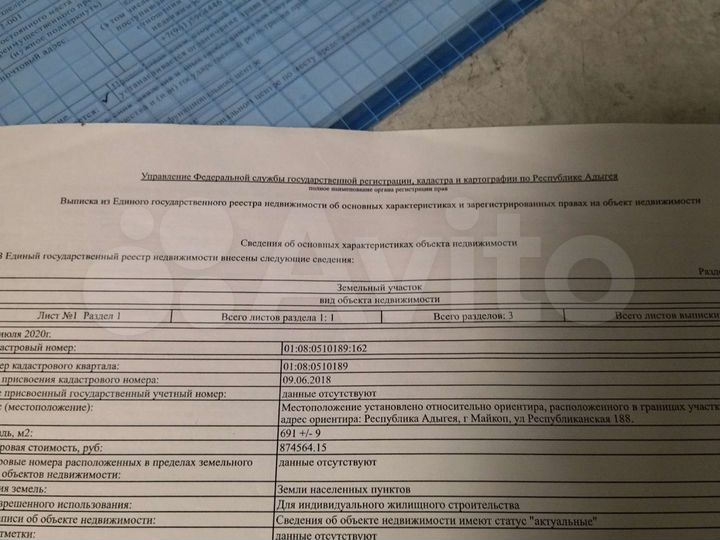 Участок 6,9 сот. (ИЖС)