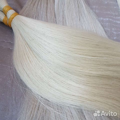 Натуральные волосы блонд