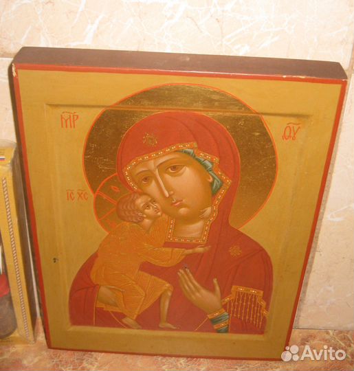Икона Богородицы, написанная на заказ