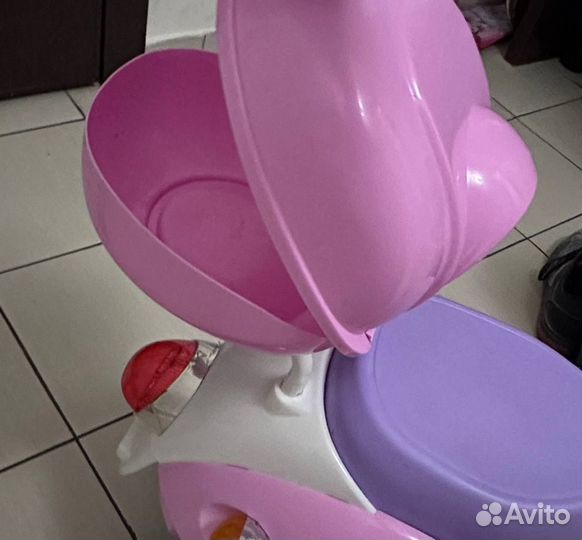 Детский электромопед для девочки 3-6 лет