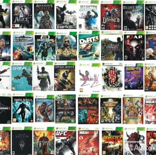 Любые Игры на xbox 360