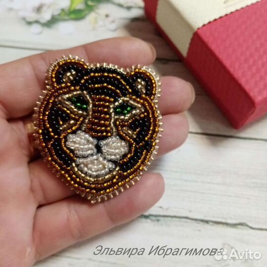 Брошь Тигр