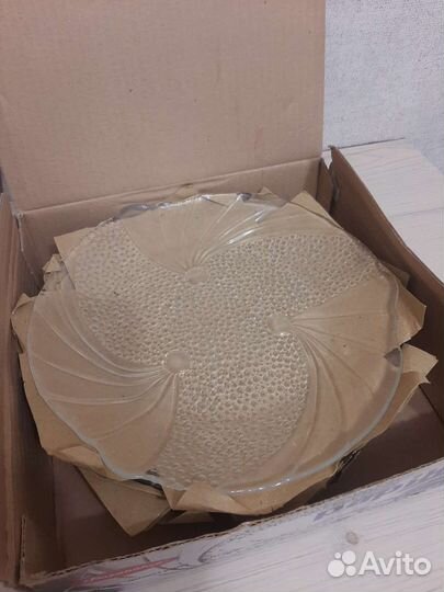 Блюдо 6шт(тарелки стекло)