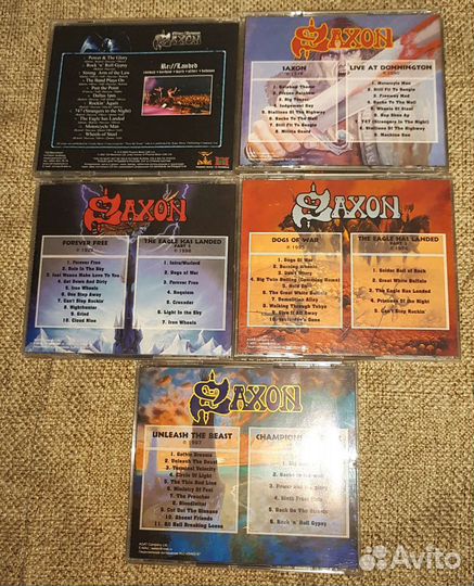 Saxon диски 12 cd
