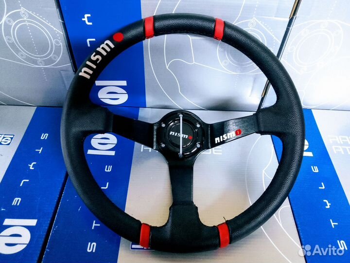 Спортивный руль Nismo пвх кожа