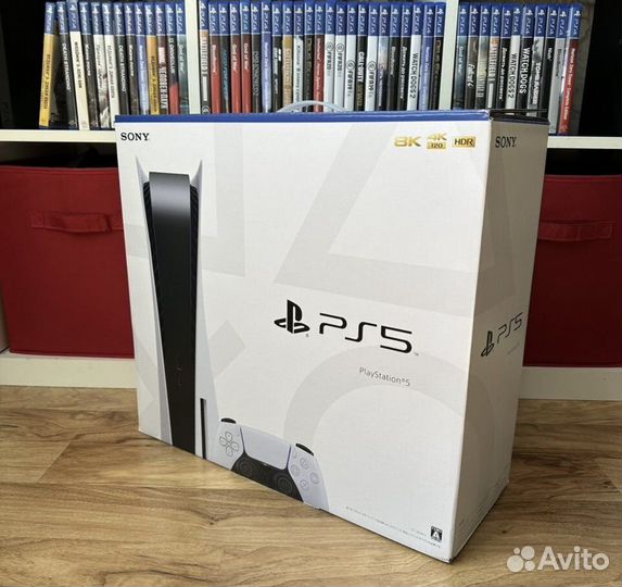 Запечатанная Sony PS5 с дисководом