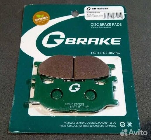 Колодки G-brake GM-02039S GM-02039S G-brake