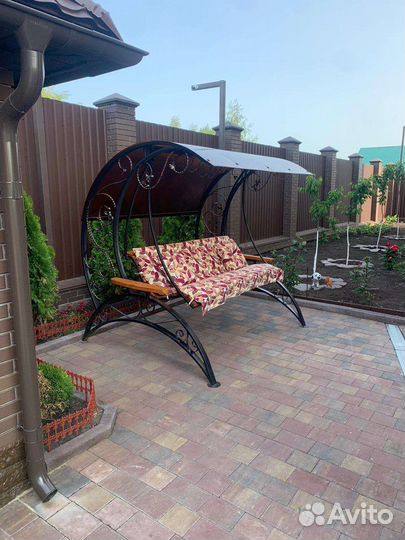 Садовые качели подвесные