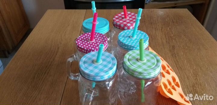 Набор баночек для коктейля, силиконовая форма для