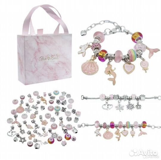 Браслеты с шармами как Пандора