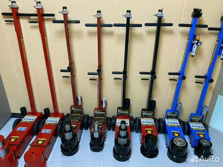 Мощный подкатной гидравлический домкрат с пневмоприводом KTJ50T 50/60/80/100/120 тонн