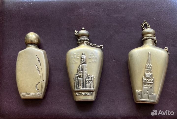 Флаконы для духов серебро