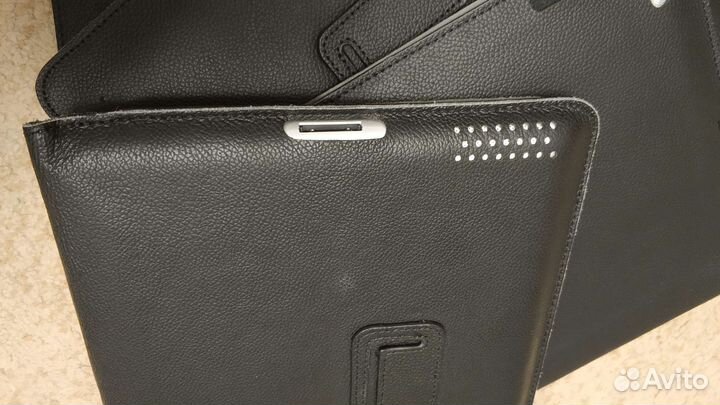 Чехол для iPad 2/3/4 черный кожа