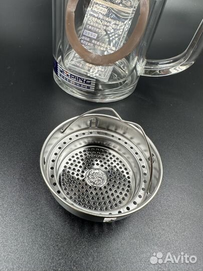 Термокружка заварочная, сито, двойные стенки