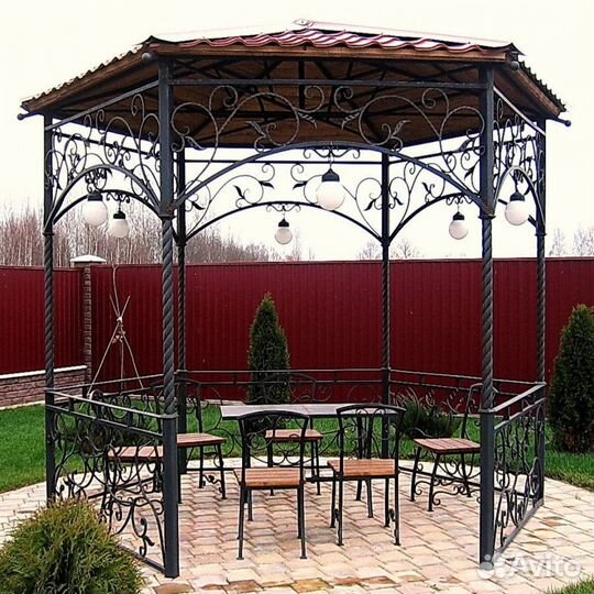 Кованые беседки