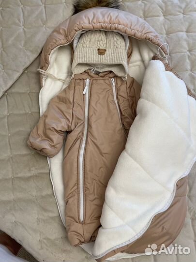 Конверт+комбинезон на выписку Teddy sleep