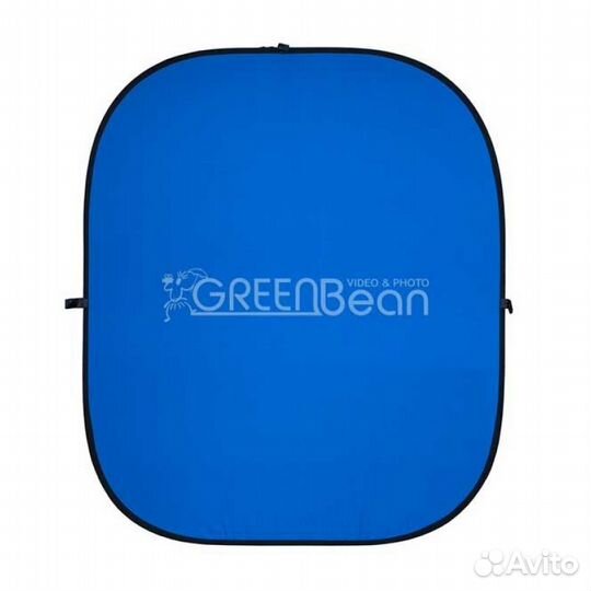 Двухсторонний тканевый фон хромакей GreenBean Twis