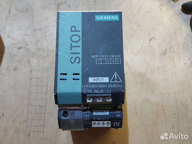 Стабилизированный блок питания siemens sitop 5A бу