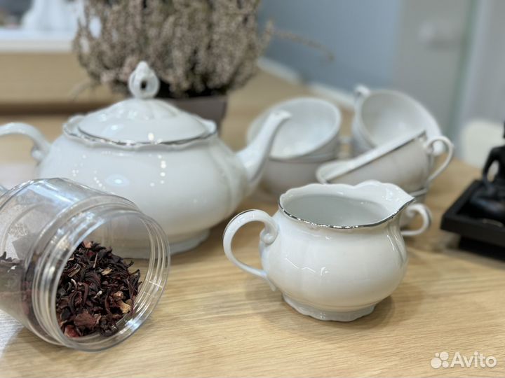Чешский чайный сервиз фарфор haas czjzek новый