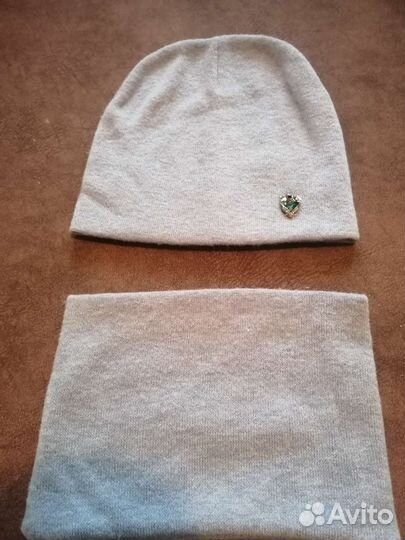 Женский набор (шапка и снут)