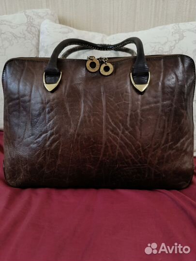 Винтажная сумка, нат. кожа