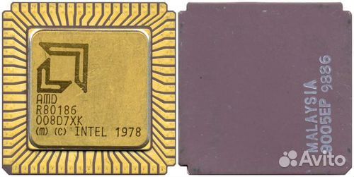 AMD R80186 микропроцессор керамический чип
