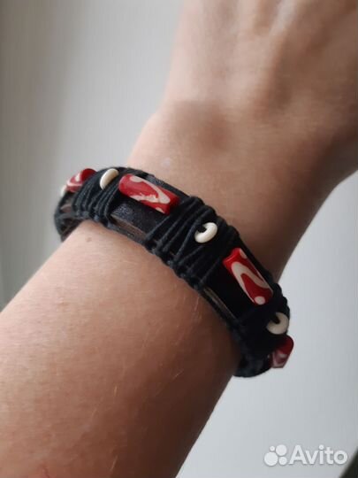 Браслет кожаный