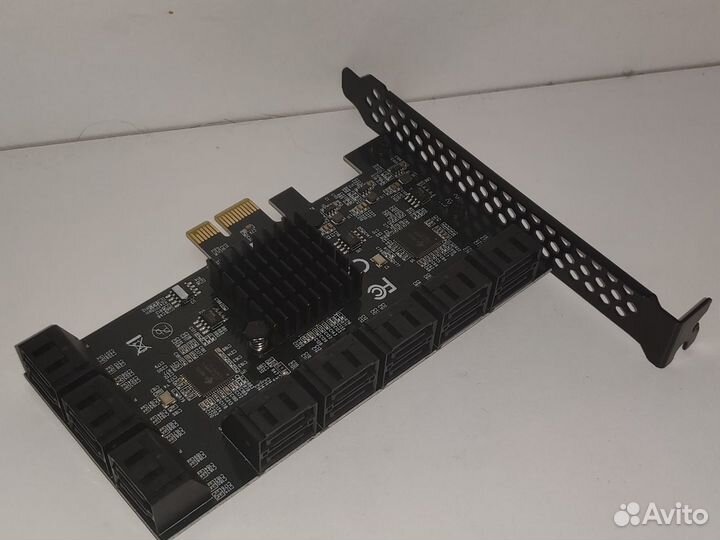 Контроллер PCI-E - 16 SATA (chia) в наличии