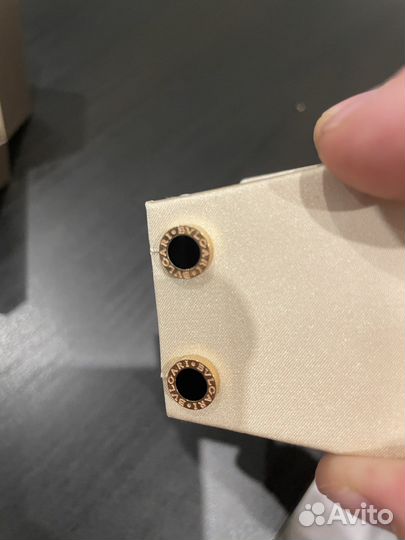 Золотые серьги bvlgari