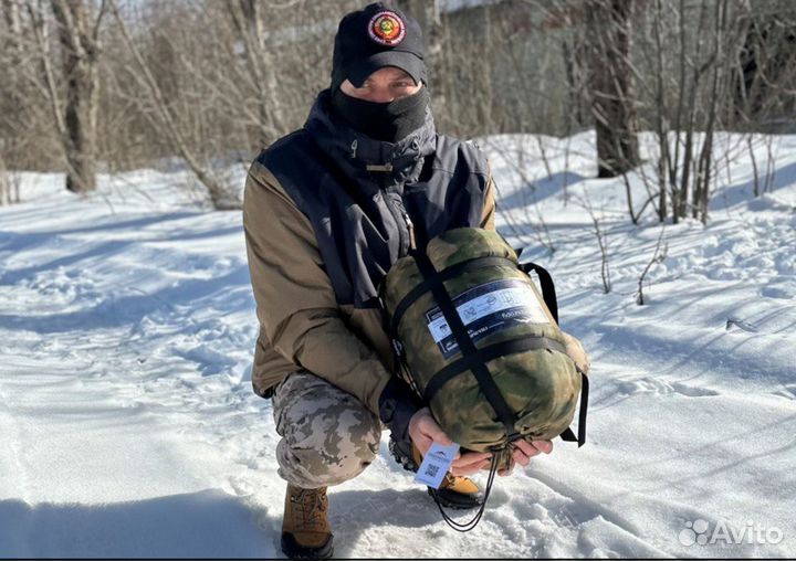 2 спальных мешка, спальники для похода мох -20