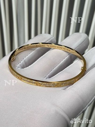 Браслет Cartier Love small c бриллиантами