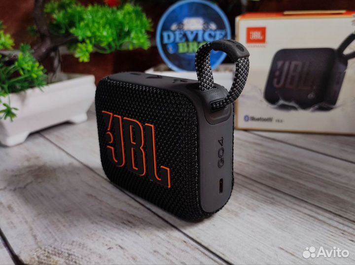 Портативная колонка JBL Go 4 Black (Гарантия)