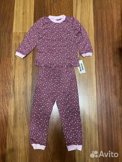 Пижама хлопковая детская новая 104
