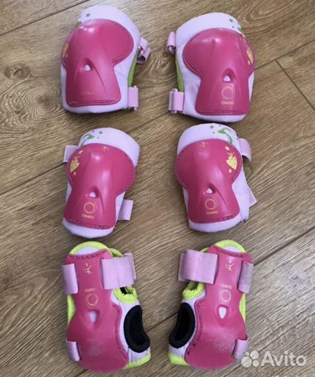 Роликовые коньки Rollerblade + защита Oxelo