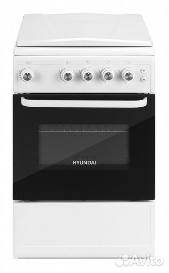 Газовая плита Hyundai RGG213, газовая духовка, мет