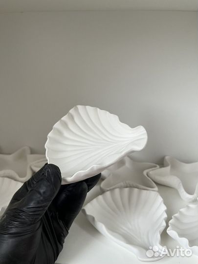 Ракушки /звезды из гипса для свечей