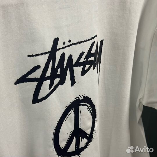 Футболка Stussy Nike logo найк сердце