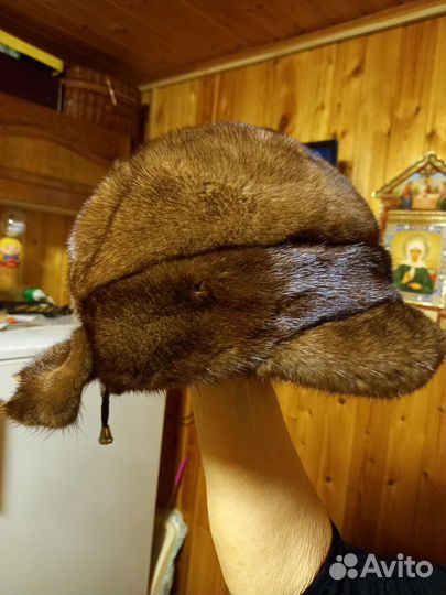 Кепка норковая женская