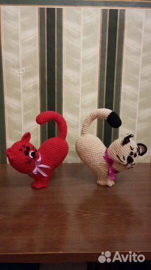 Вязаный котенок