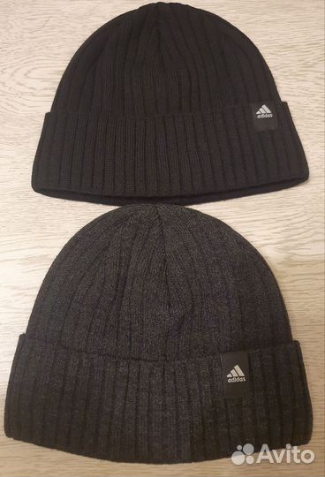 Мужская шапка adidas на флисе