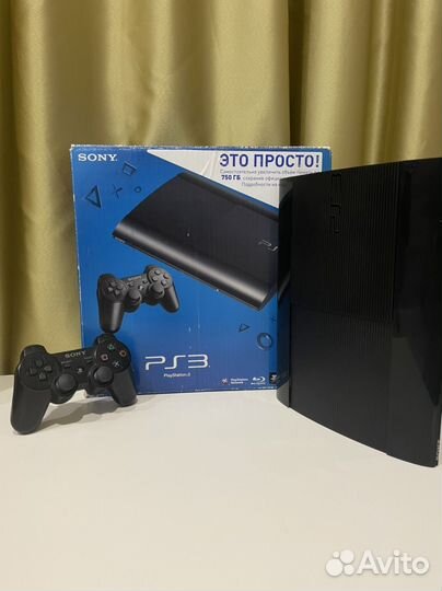 Sony PS3 super slim 500gb 65игр