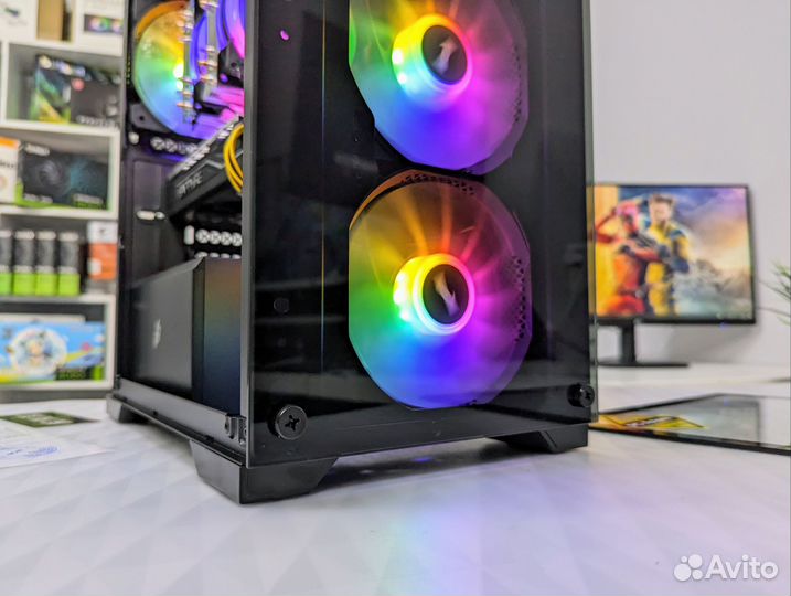 Игровой компьютер 12/24 ядер, DDR4 16GB, SSD, 500W