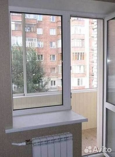 Остекление окон и балконов пвх