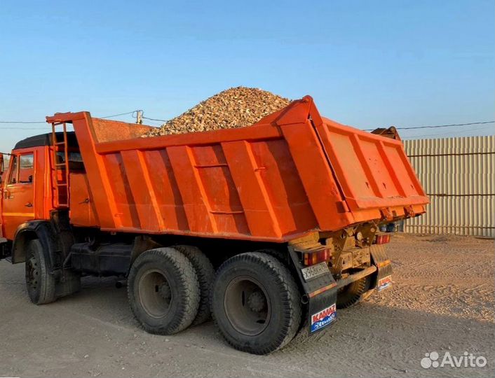 Щебень, Песок